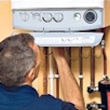 Havtech Technician Inspecting Boiler