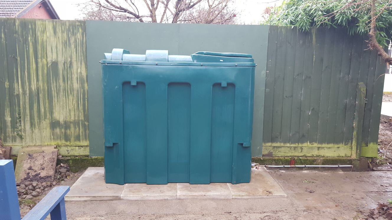 Oil tank installed by Havtech